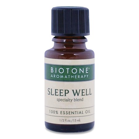 BIOTONE Sleep Well Essential Oil, 0.5 oz Bottle, Woodsy Scent BAEOSLEHZ
